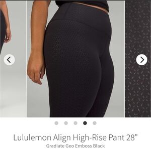 Lululemon Align High Rise Pant 28"